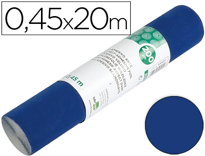 Rolo adesivo liderpapel unicolor azul brilho rolo de 0,45 x 20 mt