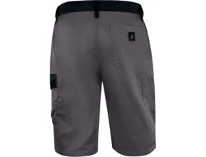 Bermuda deltaplus com cintura ajustavel e 5 bolsos cor cinza -M1BE2