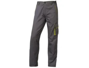 Calças deltaplus com cintura ajustavel e 5 bolsos Cinza - M6PAN