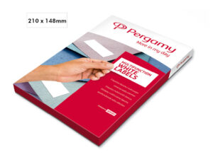 Etiquetas multifunções brancas Pergamy 210x148mm (A5)