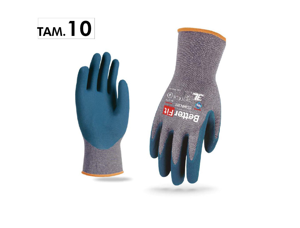 Luvas de segurança Betterfit Comfort. Tamanho 10