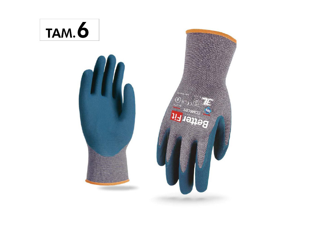 Luvas de segurança Betterfit Comfort. Tamanho 6