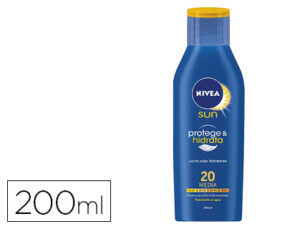 Protetor nivea fp20 resistente a agua de 200 ml