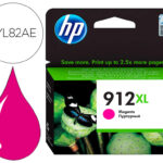 Tinteiro hp 912 xl officejet 8010 / 8020 / 8035 magenta 825 pag