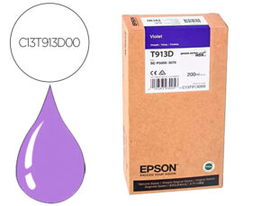 Tinteiro epson t913d violet ink 200ml