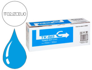 Toner kyocera -mita copiadora cian taskalfa 200ci / 300ci tk865c 12.000 paginas