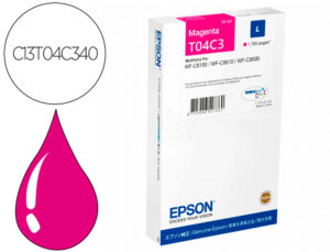Tinteiro epson t04c3 magenta 1700 paginas