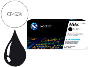Toner hp laser 656x-cf460x preto 27000 paginas