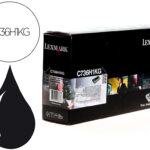Toner laser lexmark c736h1kg 12000 paginas