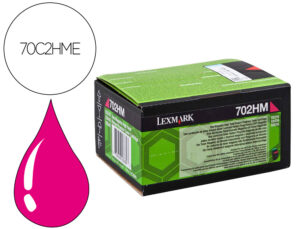 Toner lexmark laser 702hme cs310dn / cs410 dn magenta 3000 paginas