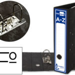 Pasta de arquivo liderpapel classic blue cartao forrado folio gaspeada preta sem caixa