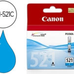 Tinteiro canon cli-521c cian pixma mp620/630/980 ip3600/4600