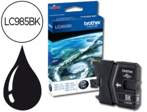 Tinteiro brother lc-985bk preto dcp-j125/dcp-j315w mfc-j265w/mfc-j410/mfc-j415w