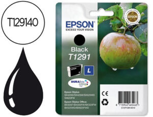 Tinteiro epson stylus t1291 preto sx420w / 425w / office bx305f / bx320f alta capacidade