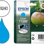 Tinteiro epson stylus t1292 cian sx420w / 425w / office bx305f / bx320f alta capacidade