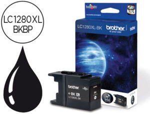 Tinteiro brother lc-1280xlbk preto -2,400pag mfc-j6510dw mfc-j6710dw mfc-j6910dw