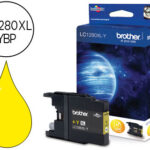 Tinteiro brother lc-1280xle amarelo -1,200pag mfc-j6510dw mfc-j6710dw mfc-j6910dw