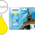 Tinteiro epson stylus t7024 amarelo xl wp-4000 4500 capacidade 2400 pag