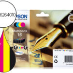 Tinteiro epson 16 multipack workforce wf-2010w wf-2510wf wf-2520nf wf-2530wf wf-2540wf preto amarelo cian e magenta capa