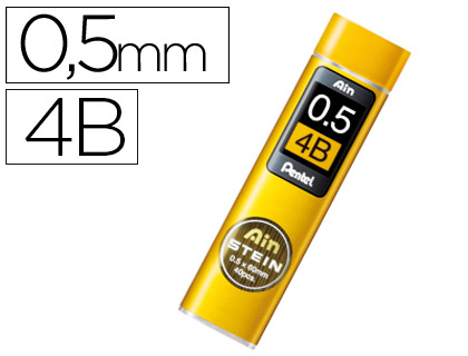 Minas pentel ain stein 0.5 4b estojo com 40 minas