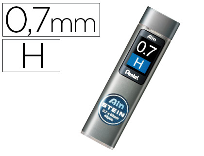 Minas pentel ain stein 0.7 h estojo com 40 minas