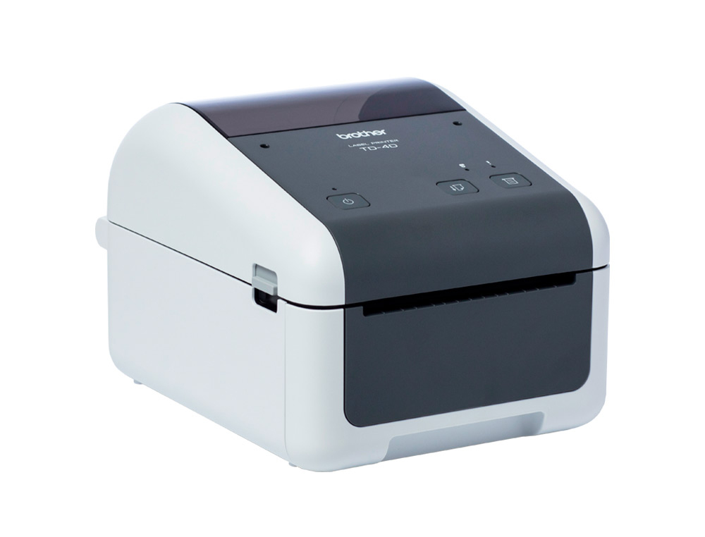 Impressora de etiquetas e tickets brother td4210d termica usb 2.0 tipo b ate 127 mm/s largura maxima etiqueta 104 mm