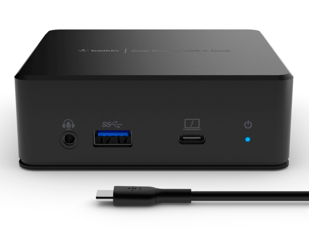 ADAPTADOR BELKIN INC002VFBK USB-C 2 X MONITORES DISPLAYLINK 2 HDMI 1.4 2 USB 3.1 1 USB 3.1 BC 1.2 1 USB-C JACK GIGABYTE