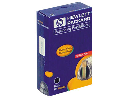 Tinteiro hp quietjet/plus thtinteiro/plus preto plain tinteiro