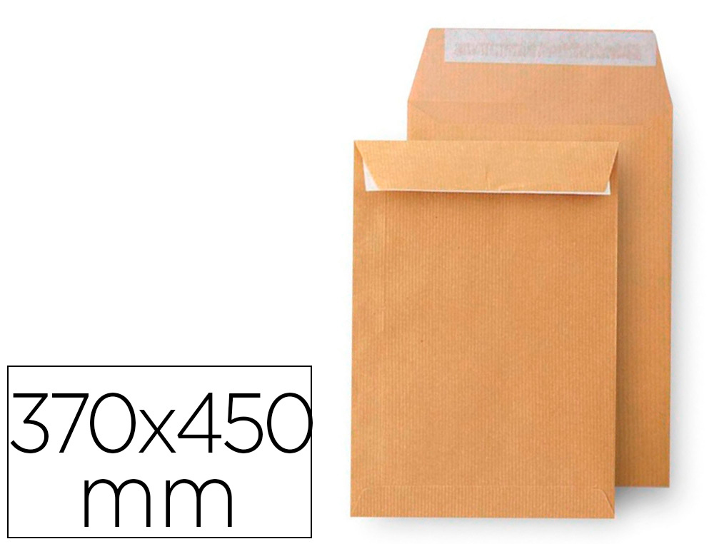 Envelope liderpapel radiografias castanho 370x450mm tira de silicone pack de 100 unidades