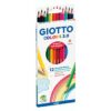 lápis de cor giotto de 12 unidades