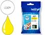 Tinteiro brother lc421y dcp-j1050dw / dcp-j1140dw / mfc-j10 amarelo 200 paginas
