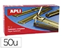 Encadernador fastener dourado apli caixa de 50 unidades