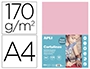 Cartolina apli din a4 170 gr rosa embalagem de 50 folhas