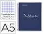 Caderno espiral miquelrius notebook 1 emotions capa forrada din a5 microperfurado 80 folhas 90 gr quadricula 5 mm cor az