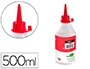 Cola silicone liquida liderpapel para manualidades frasco de 500 ml