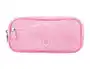 Estojo escolar antartik 3 compartimentos complemento da mochila cor rosa 100x60x220 mm