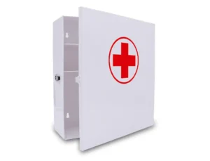 Caixa de primeiros socorros q-connect metalica 215x320x80 mm