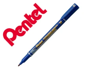 Marcador pentel para acetato retroprojecao permanente nm470 ponta grossa de 2,4 mm cor azul