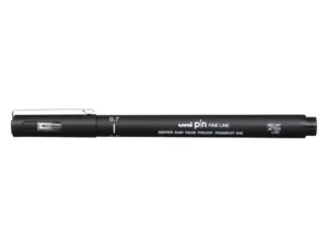 Marcador uni pin calibrado pin07-200(s) preto