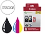 Tinteiro canon photo value pack pg-560 + cl561 + 50 folhas papel foto glossy 10x15 cm