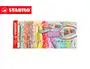 Marcador stabilo fluorescente swing cool nature colors estojo de 18 unidades cores sortidas