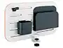 Organizador escritorio leitz ergo anclaje con soporte para portatil 420x250 mm