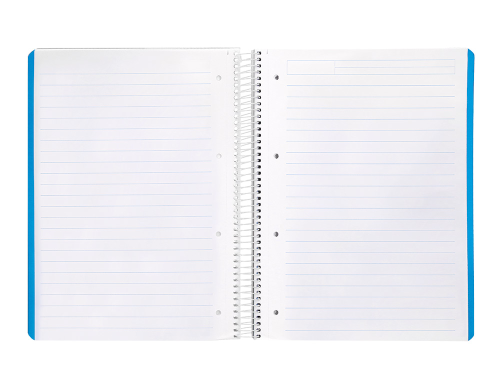 Caderno espiral Liderpapel Witty Micro A4 capa dura — 120 folhas 90 g/m² pautado, 4 furos, cores sortidas - Image 8
