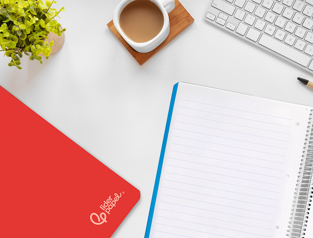 Caderno espiral Liderpapel Witty Micro A4 capa dura — 120 folhas 90 g/m² pautado, 4 furos, cores sortidas - Image 9