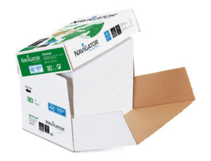 Papel fotocopiadora navigator din a4 80 gramos caja de 2500 hojas