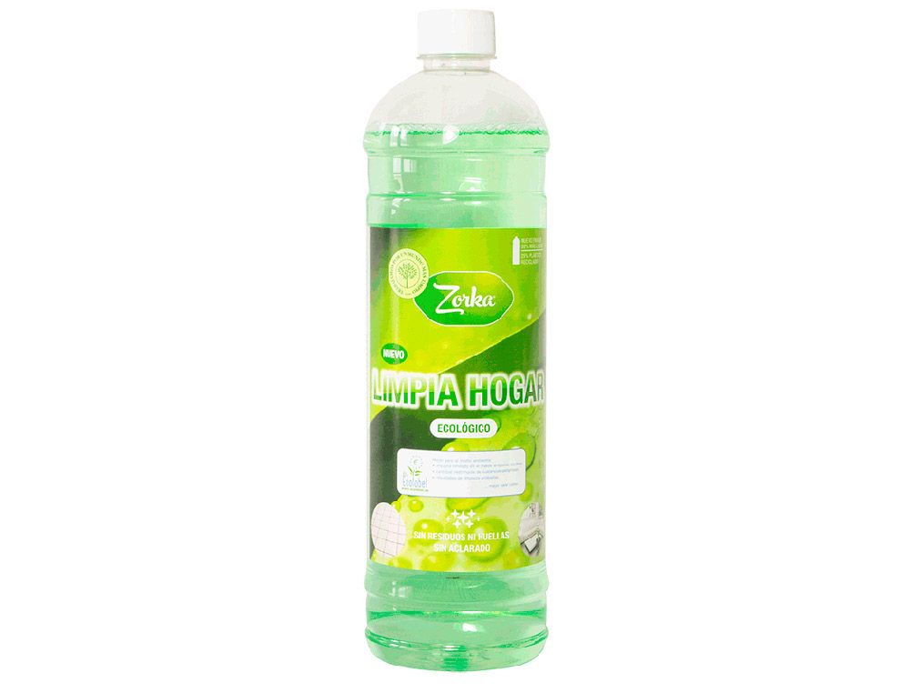 Limpador doméstico ecológico Zorka garrafa 1 litro
