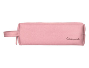 Estojo escolar liderpapel classic retangular com asa 210x70 mm rosa