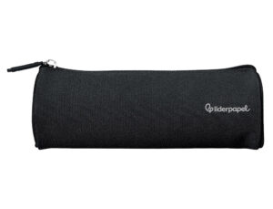 Estojo escolar liderpapel cilindrico largo 210x70 mm preto