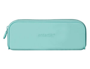 Estojo escolar antartik prisma silicone soft retangular 185x50x75 mm menta