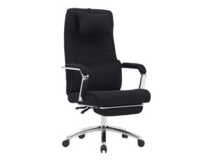 Cadeira de direcao q-connect ravenna malha base metalica alt max 1300 larg 670 prof 730 mm rodas premium cor preto